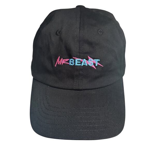Mr Beast YouTube Baseball Cap Adjustable Embroidered Dad Hat - Picture 1 of 7